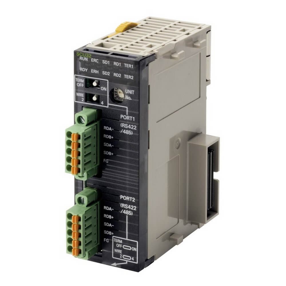 OMRON CJ1W-SCU21-V1 — CJ1W-SCU Series Serial Communication Unit - Controllers & PLCs product front view image