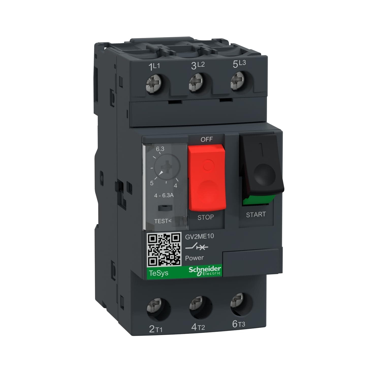 Schneider GV2ME14 — TeSys GV2 Motor Protection - Power & Electricals product front view