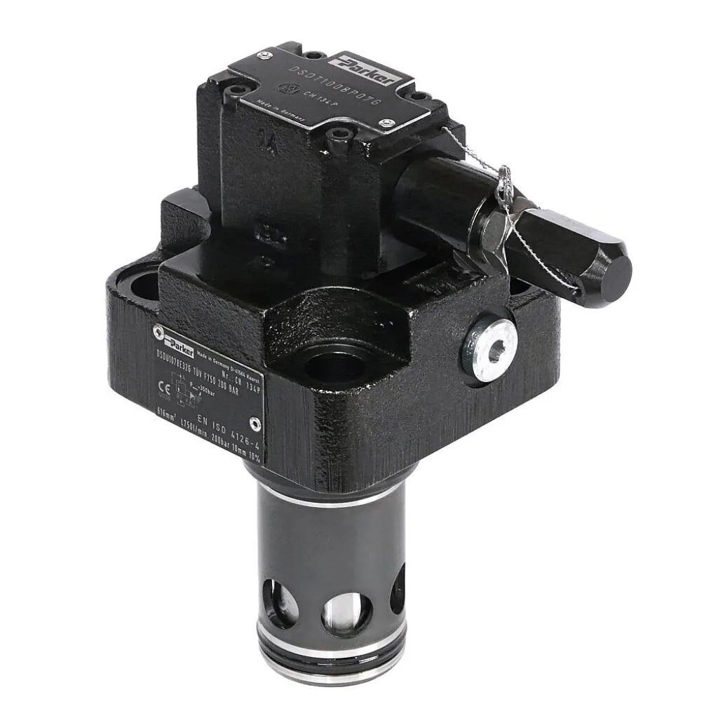Parker 012031800006 — DSDT1008P Series Relief Valve - Hydraulics & Pneumatics product front view image