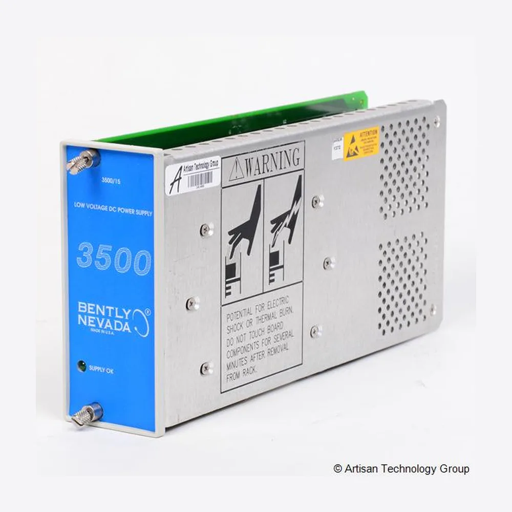 Bently Nevada 3500/15 — Power Supply - Condition Monitoring product front view image
