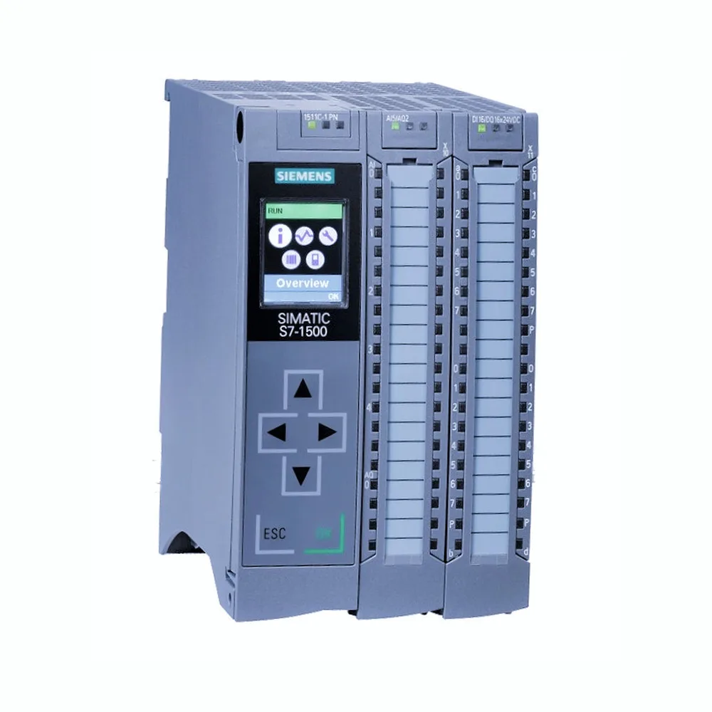 Siemens 6ES7511-1AK02-0AB0 — SIMATIC S7-1500 CPU 1511-1 PN - Controllers & PLCs product front view image
