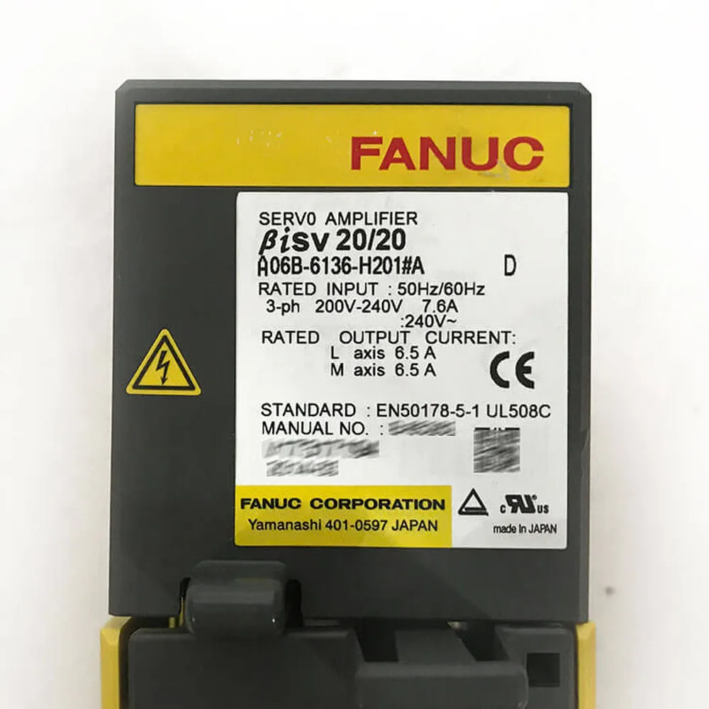 FANUC A06B-6136-H201 — BiSV 20/20 - Drives & Inverters product front view image