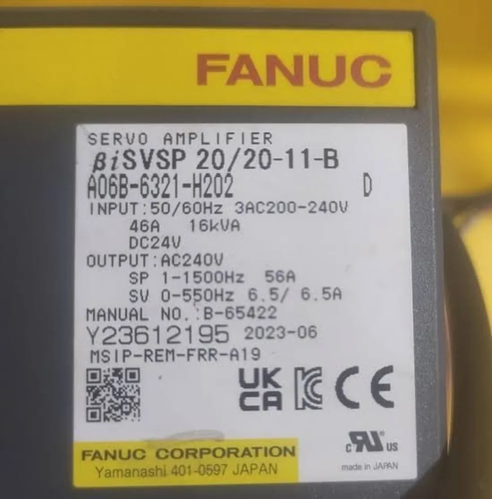 FANUC A06B-6321-H202 — Servo Amp - Drives & Inverters product front view image