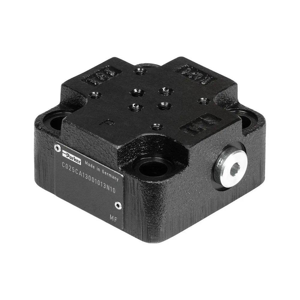 Parker C016AA99N — C016AA Series Cartridge Valve Cover Plate - Hydraulics & Pneumatics product front view image