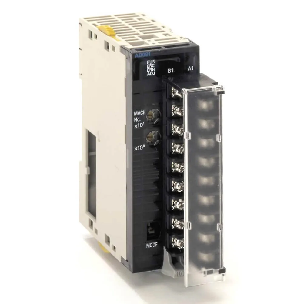 OMRON CJ1W-AD041-V1 — CJ1W-AD Series Analog Input Unit - Controllers & PLCs product front view image