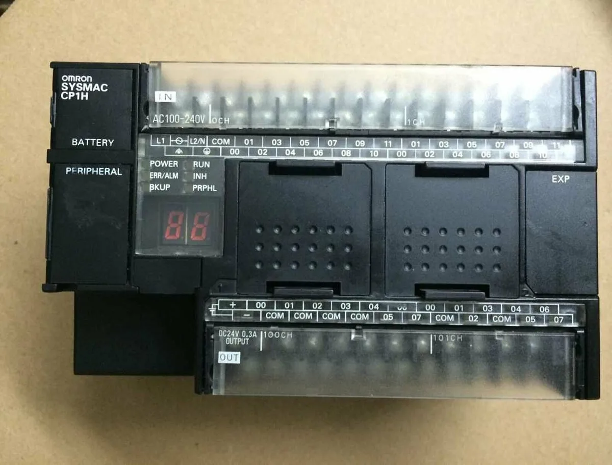 OMRON CP1H-X40DR-A — CP1H-X40DR Series Programmable Controller (Plc) - Controllers & PLCs product front view image