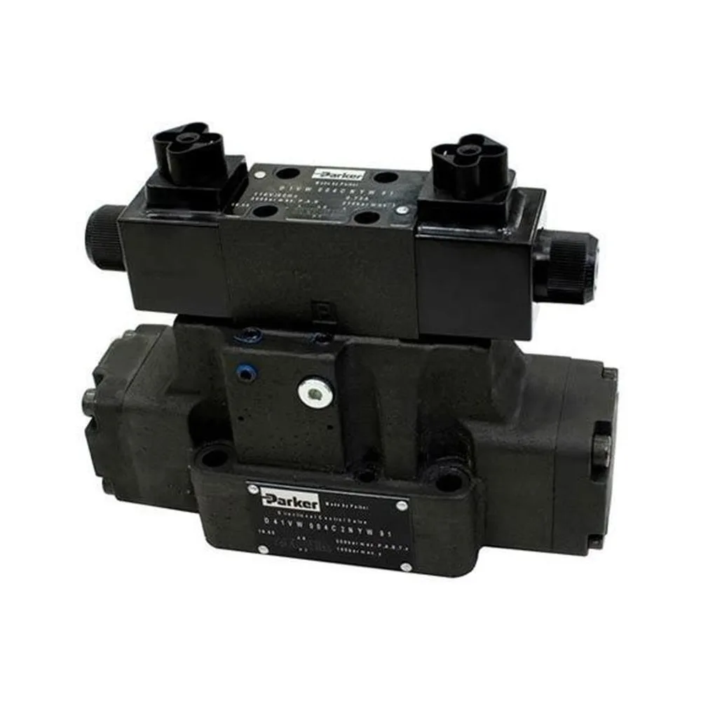 Parker D41VW001C4NJW — D41VW Series Electro-Hydraulic Directional Valve - Hydraulics & Pneumatics product front view image