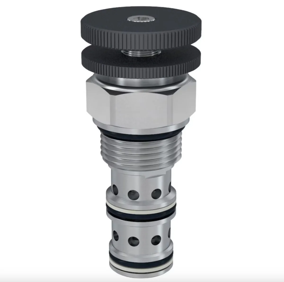 Parker DRLA1002P07E 017030100003 — DRLA1002P Series Pressure-Regulating Valve - Hydraulics & Pneumatics product front view image