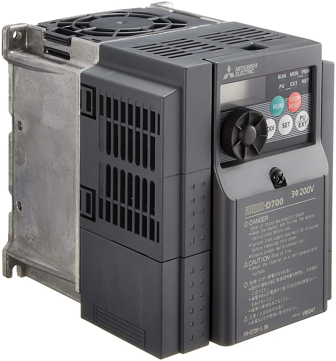 Mitsubishi FR-D720S-070-E16 — Inverter - Drives & Inverters product front view image