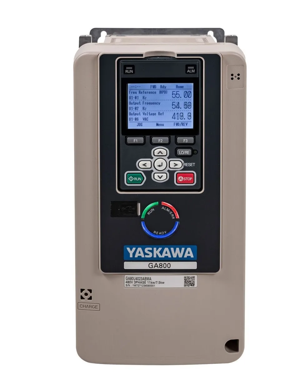 Yaskawa GA80T4062ABA — GA800 Drive - Drives & Inverters product front view image