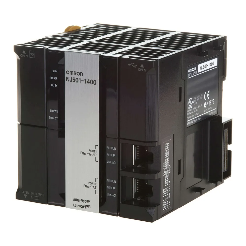 OMRON NJ501-1300 — NJ501 Series Cpu Unit - Controllers & PLCs product front view image