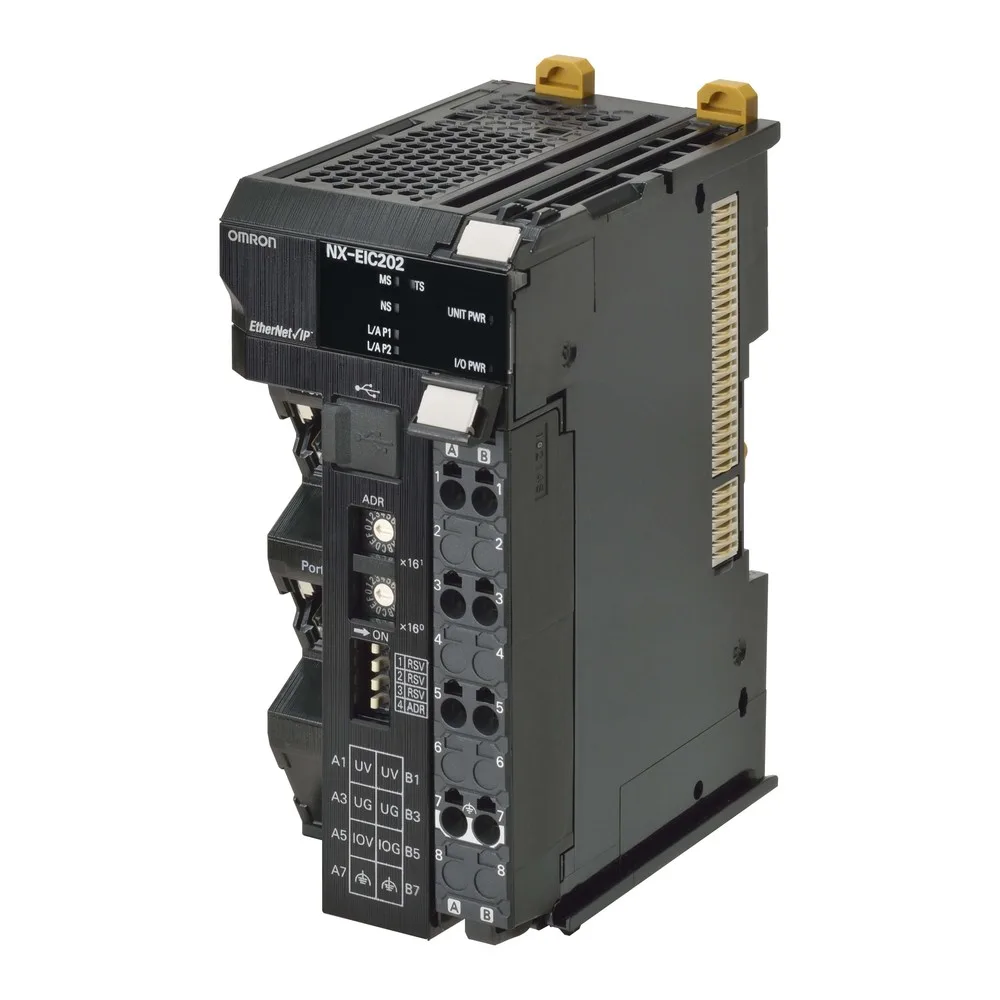 OMRON NX-EIC202 — NX-EIC Series Communication Coupler - Controllers & PLCs product front view image