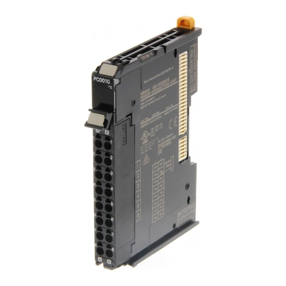 OMRON NX-PC0010 — NX-PC Series Power Supply Connection Unit - Controllers & PLCs product front view image