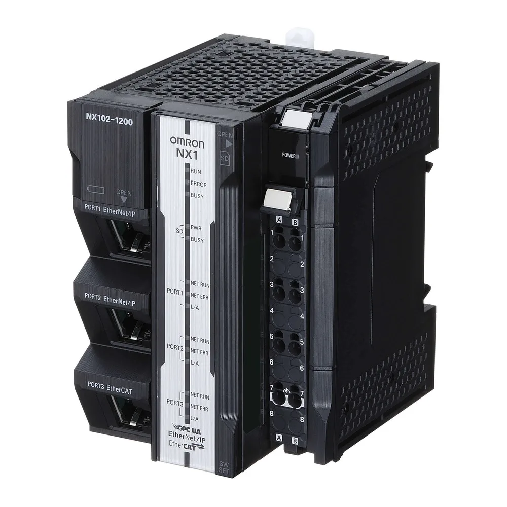 OMRON NX102-1000 — NX102 Series Programmable Controller (Plc) - Controllers & PLCs product front view image
