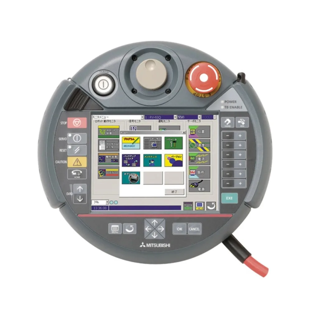 Mitsubishi R56TB — Robot Teach Pendant MELFA - HMI & Displays product front view image