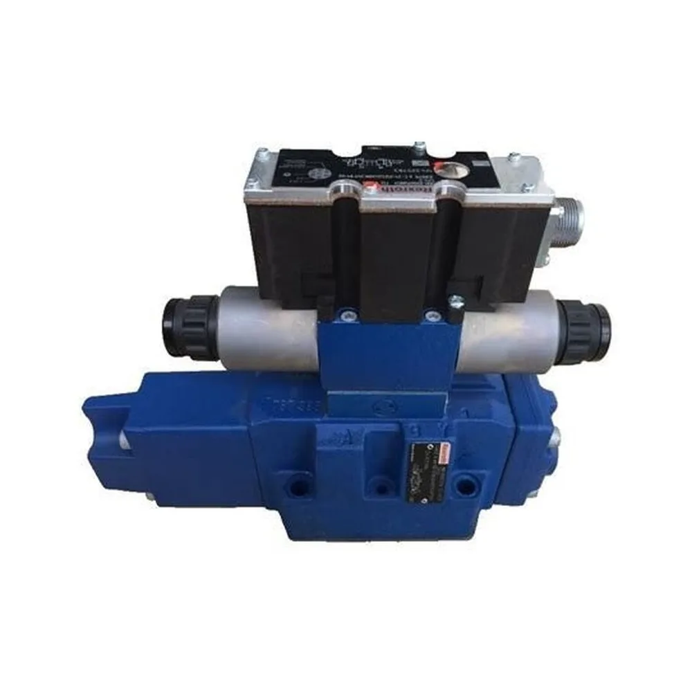Rexroth R900244520 — Bosch Rexroth 4WRZE16 Series Proportional Directional Valve - Hydraulics & Pneumatics product front view image