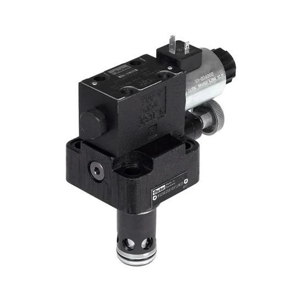 Parker RS32E35S1SN1JW — RS32E Series Proportional Relief Valve - Hydraulics & Pneumatics product front view image
