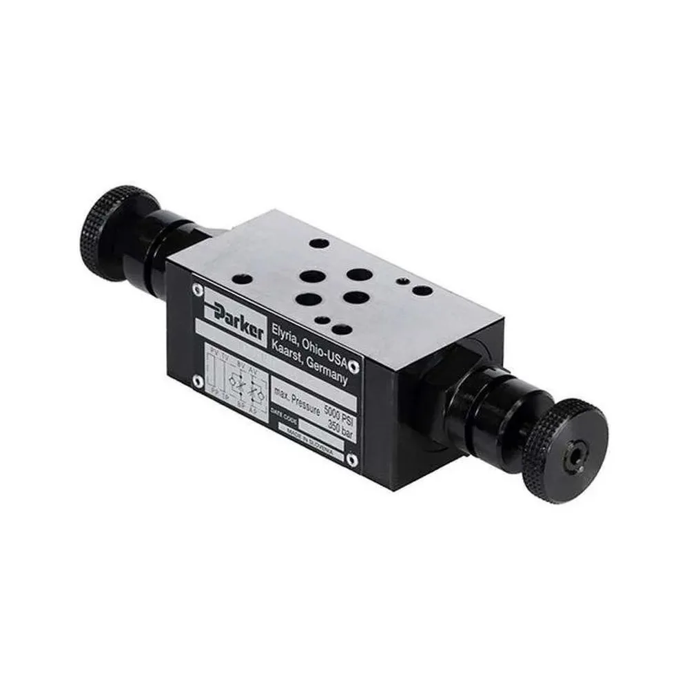 Parker SFM3DDDSV — SFM3DD Series One-Way Throttle Valve - Hydraulics & Pneumatics product front view image