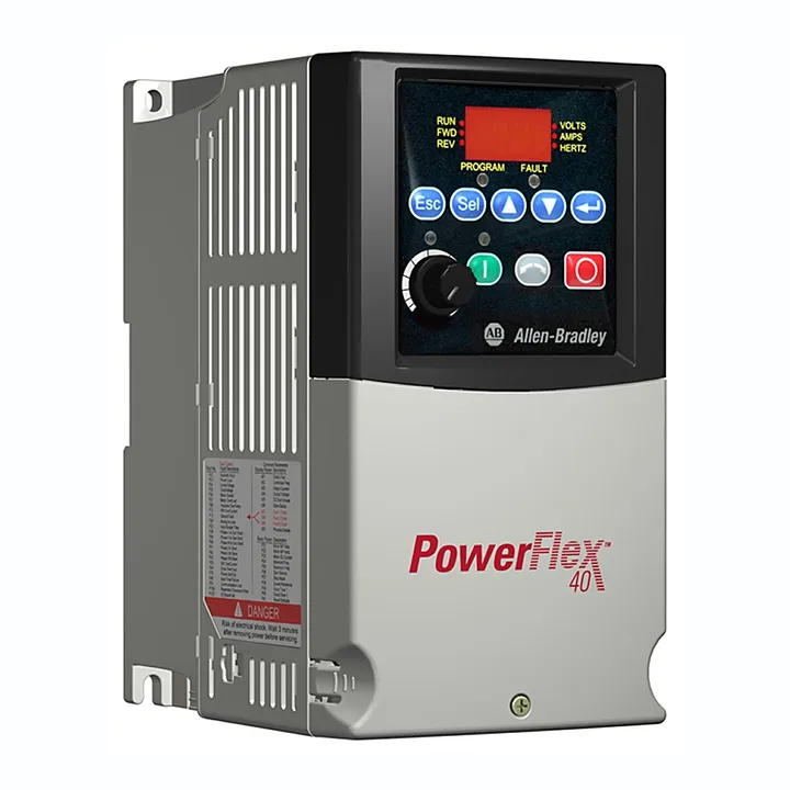 Allen Bradley 22B-A2P3N114 — PowerFlex 40 AC Drive 0.75 kW - Drives & Inverters product front view