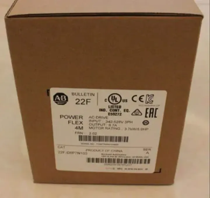 Allen Bradley 22F-D8P7N103 — PowerFlex 4M AC Drive 3.7 kW - Drives & Inverters product front view