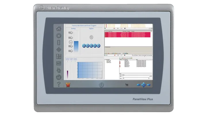 Allen Bradley 2711P-T7C21D8S — Allen-Bradley PanelView Plus 7 HMI - HMI & Displays product front view