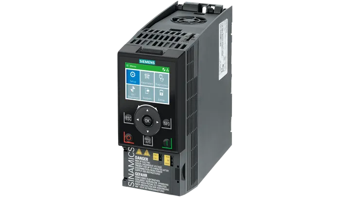 Siemens 6SL3210-1KE23-8UF1 — SINAMICS G120C AC Drive – 11 kW VFD - Drives & Inverters product front view