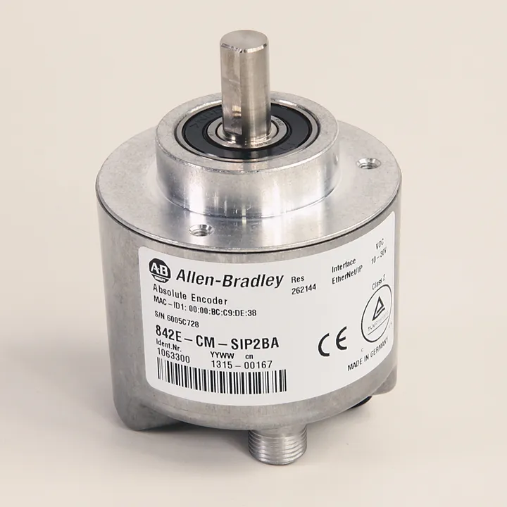 Allen Bradley 842E-CM-SIP12BA — Absolute Encoder 842E EtherNet/IP - Sensors & Encoders product front view