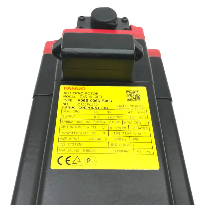 FANUC A06B-0063-B303 — AC Servo Motor - Motors product front view