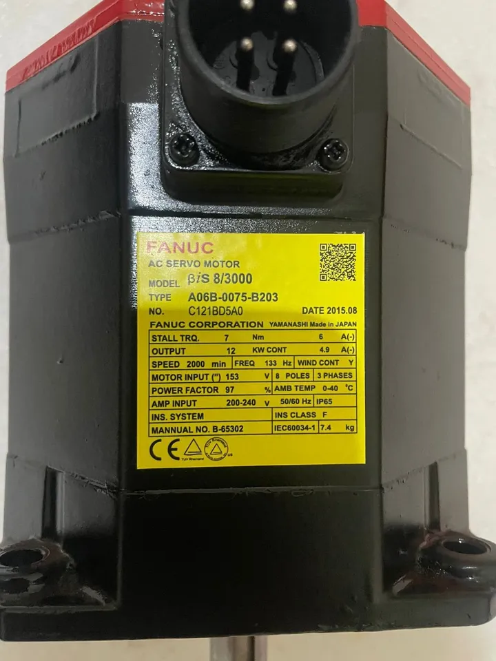 FANUC A06B-0075-B203 — BiS 8/3000 Motor - Motors product front view