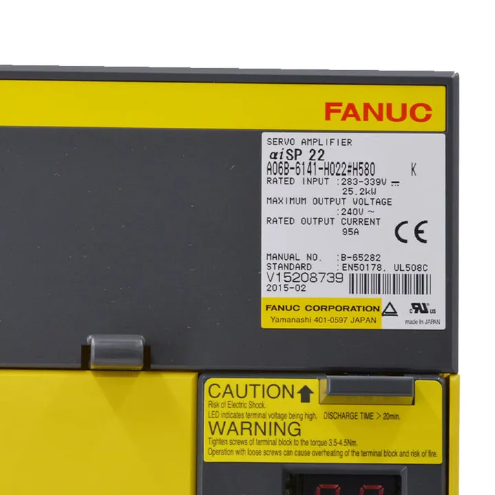 FANUC A06B-6141-H022#H580 — Spindle Amp - Drives & Inverters product front view
