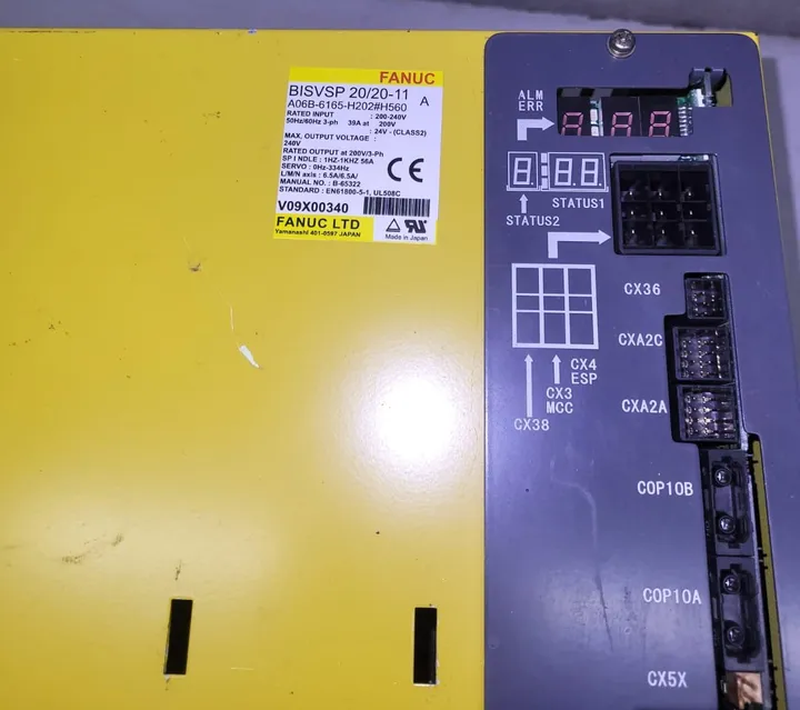 FANUC A06B-6165-H202#H60 — Amplifier - Drives & Inverters product front view