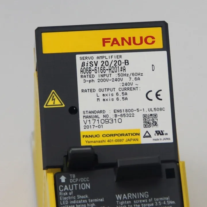 FANUC A06B-6166-H201#A — Servo Amplifier A06B-6166-H201 - Drives & Inverters product front view