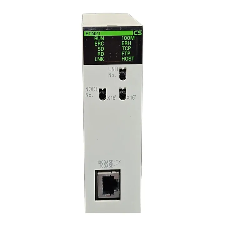 OMRON CS1W-ETN21 — CS1W-ETN Series Ethernet Communication Unit - Controllers & PLCs product front view