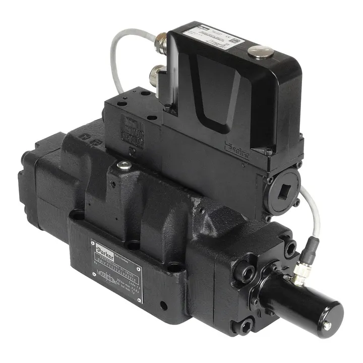 Parker D41FSE01C1NXW0 — D41FS Series Proportional Directional Control Valve - Hydraulics & Pneumatics product front view