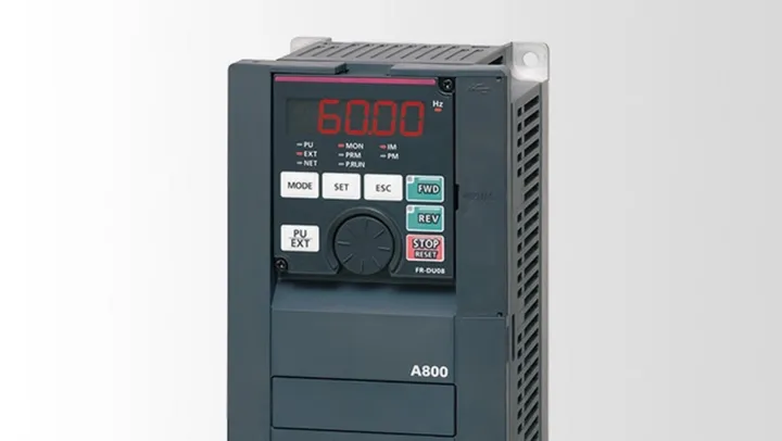 Mitsubishi FR-A840-01160 — FR-A800 Inverter 45 kW - Drives & Inverters product front view
