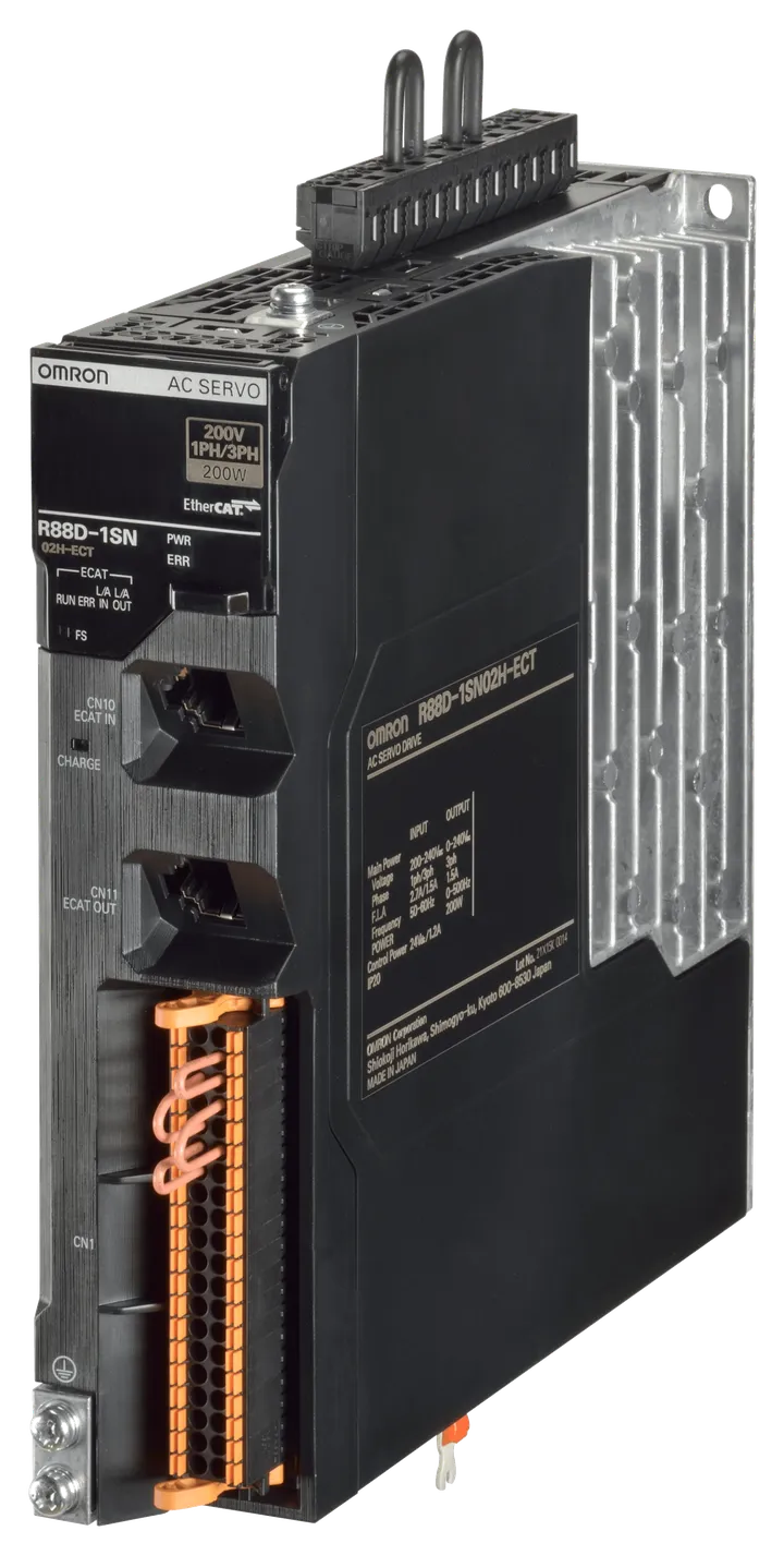 OMRON R88D-1SN08H-ECT — 1S Servo Drive - Drives & Inverters product front view
